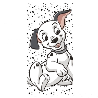 Jerry Fabrics Osuška 101 Dalmatinů Lucky 70x140 cm