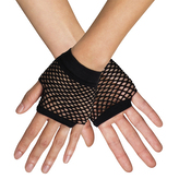 Boland Rukavičky černé síťované krátké bez prstů
