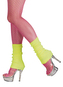 Boland Disco návleky na nohy neonově žluté