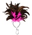 Widmann Brazilská čelenka z peří růžovočerná