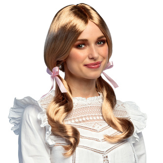 Boland Paruka blond s culíky školačka
