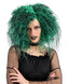 Carnival Toys Zelenočerná bohatá čarodějnická paruka