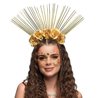 Boland Zlatá květinová čelenka Nova