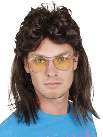 Boland Pánská paruka hnědá retro