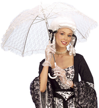 Widmann Bílý krajkový slunečník