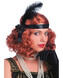 Carnival Toys Charlestonová paruka s čelenkou a peřím
