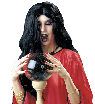 Widmann Černá paruka čarodějka