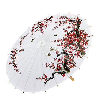 Widmann Bílý papírový orientální slunečník