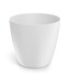 Květináč MATE - bílá 15,8 cm