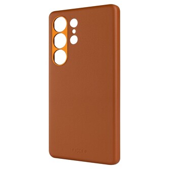 FIXED MagLeather kožený kryt s MagSafe Samsung Galaxy S25 Ultra hnědý