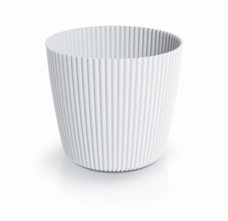 Květináč MILLA ROND IX bílý, varianta 12,9 cm