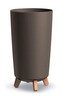 Vysoký květináč GRACIE TUBA SLIMECO kávový, varianta 19,5 cm