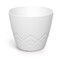 Květináč ARECO - bílá 15,8 cm