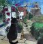 Puzzle 1000 Czarny kot w mieście