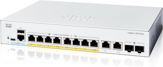 Cisco Catalyst switch C1300-8P-E-2G (8xGbE,2xGbE/SFP combo,8xPoE+,60W,fanless) - REFRESH