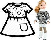 Ubranko dla lalek 32cm