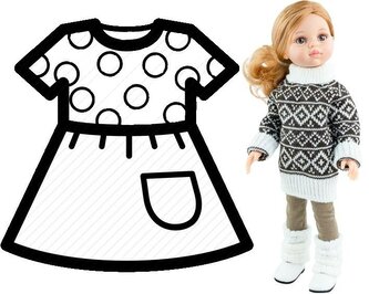 Ubranko dla lalek 32cm