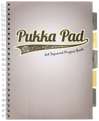 Kołonotes Project Book A4 100k 80g kratka GreyDesign szary, Pukka Pad