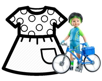 Ubranko dla lalek 32cm