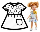 Ubranko dla lalek 32cm