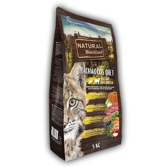 Natural Woodland Backwoods Diet Cat & Kitten /vepřové/ - 1,5 kg