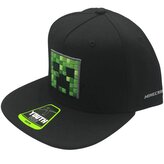 Dětská čepice - kšiltovka snapback Minecraft: Creeper (nastavitelná)
