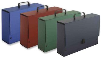 Teczka z rączką B4 Jumbo Ecoline zielona 35 x 25,5 x 10 cm, Tadeo