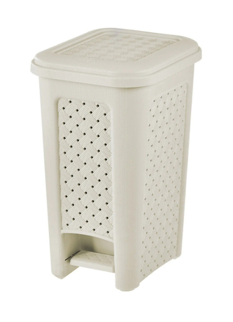 Odpadkový koš ARIANNA 8l krémová