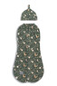 Zavinovačka Sleepee Second Step Swaddle s čepičkou zdarma Green Forest