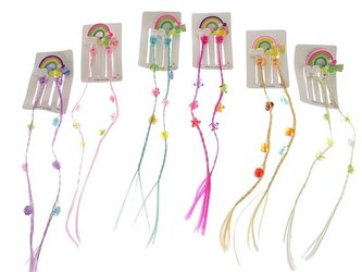 Doczepiane warkoczyki 2szt MIX