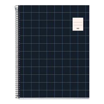 Miquelrius poznámkový blok Lifestyle NB-4, A4, 70 g, karton, 100 listů, linka, Rider Black