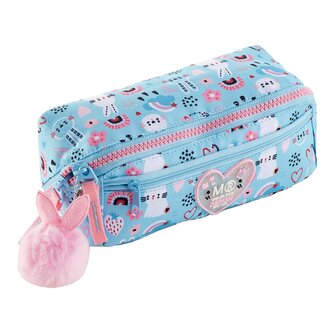 Miquelrius penál Bunny Bliss, Holdall, jednokomorový, rPET, 2 kapsy