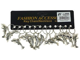 Brelok delfin plastikowy (12szt)