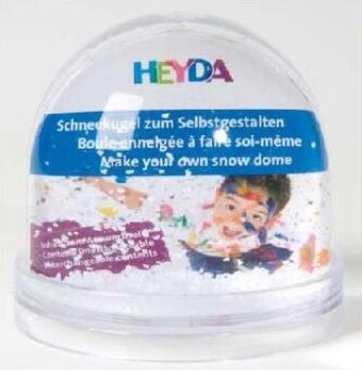 Sněhová koule - těžítko, šířka 9 cm, výška 8,5 cm