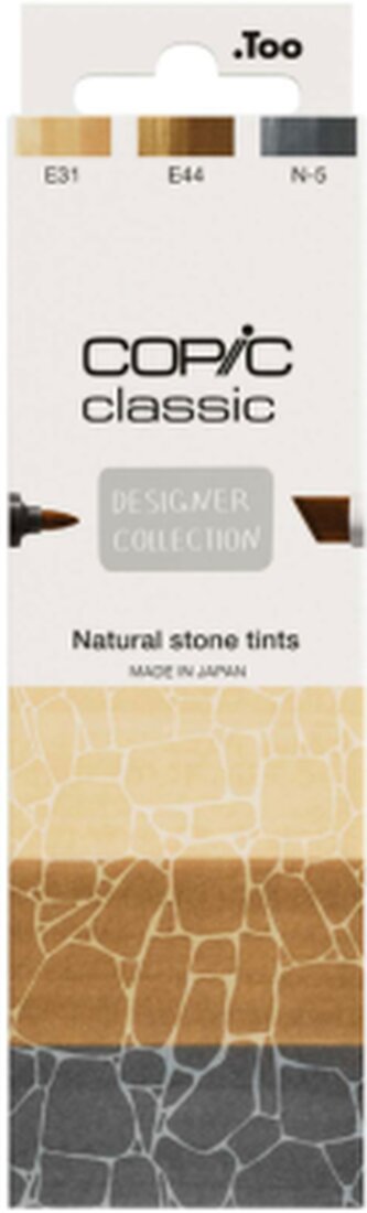 Sada markerů Copic Classic 3ks Natural stone tints