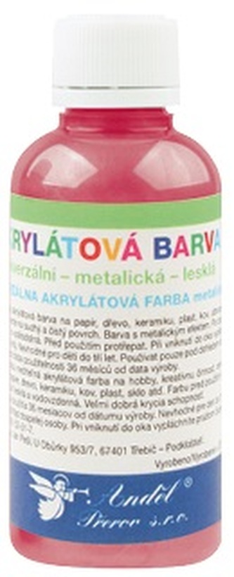 Akrylová barva lesklá 50g - 20. VÍNOVÁ