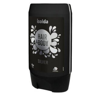 ISOLDA Silver tělový a vlasový šampon CLICK AND GO! 350 ml