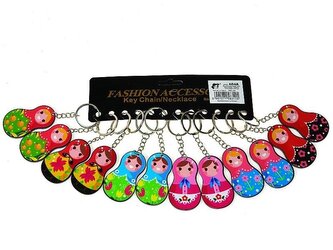 Brelok matrioszka plastikowa (12szt)