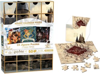 AQUARIUS Puzzle Adventní kalendář: Harry Potter 24x50 dílků AQUARIUS Puzzle Adventní kalendář: Harry Potter 24x50 dílků