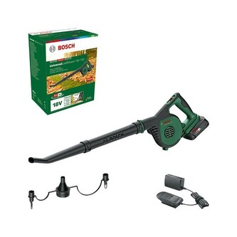 Bosch UniversalLeafBlower 18V-130 akumulátorový fukar na listí, akumulátor, proudění vzduchu 185 – 245 km/h