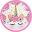 Párty papírové talíře 18cm 10ks Unicorn - Cakesicq
