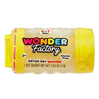 Wonder Factory Never Dry Dough Singles - Yellow