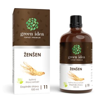 Green idea Ženšen tinktura - kapky 100 ml