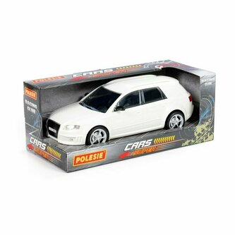 Polesie 87959 Legenda-V3, samochód osobowy inercyjny (biały) (w pudełku)