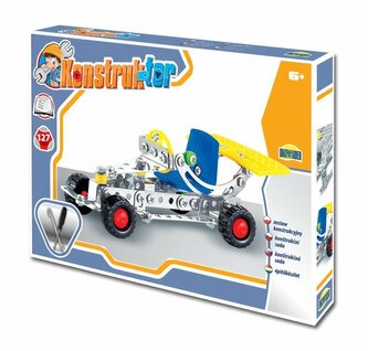 Konstruktorek Klocki metal Pojazd w pudelku 02405 DROMADER