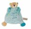 NICI 48895 Kocyk 25x25cm Miś z gryzakiem i przystawką do smoczka