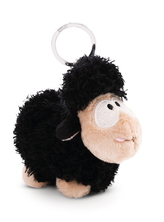 NICI 49671 Brelok pluszowy owca czarna 9cm GREEN