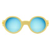 Okulary żółte lustrzane soczewki + etui 0m+