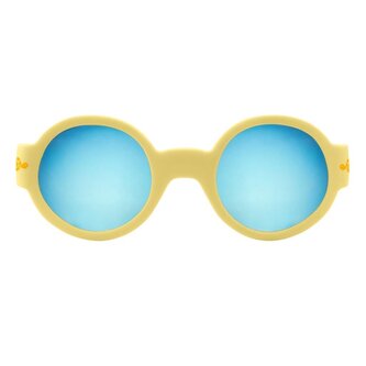 Okulary żółte lustrzane soczewki + etui 0m+