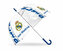 Parasolka przezroczysta automatyczna 46cm Real Madryt RM00018 Kids Euroswan